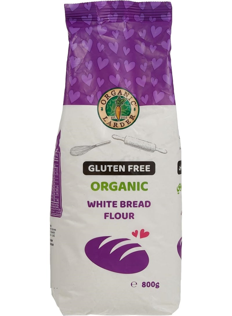 Organic Larder Organic White Bread Flour Gluten Free 800G - Image 1